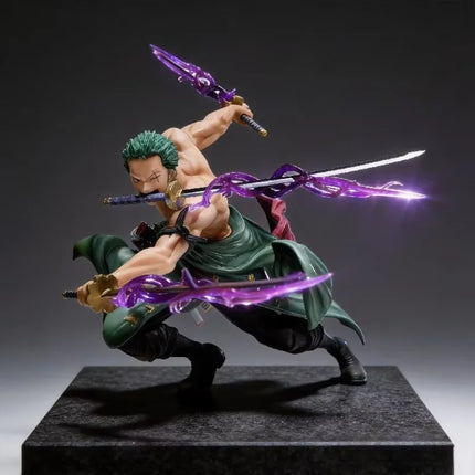 Anime Figure One Piece Luffy Roronoa Zoro Three-Blade Sa-Maximum Manga Statue PVC Action Collection Model Toys