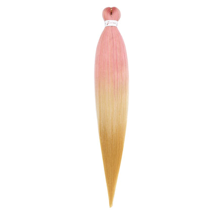 Pre-stretched Synthetic Braiding Hair Ombre Professional Easy  Hot Water Setting Soft  Crochet Braid Hair  Extensions