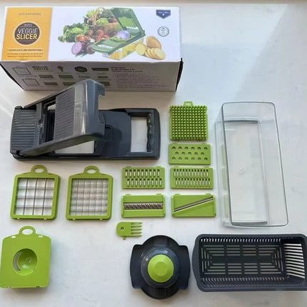 Vegetable Cutter Multifunctional Slicer Fruit Potato Peeler Carrot Grater Kitchen accessories basket vegetable slicer