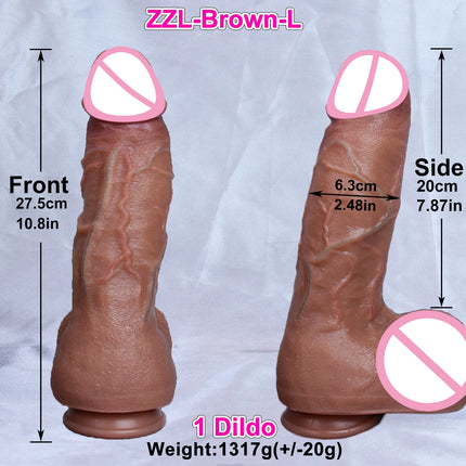 4 Sizes Realistic Soft Big Dildo Double Silicone Thick Huge Penis Woman Man Anal Sex Toy Gay Masturbation Suction Cup Dick