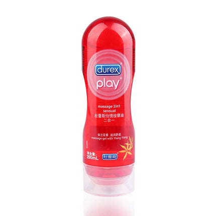 Durex 2in1 Sex Massage Aloe Vera Orgasm Lubricant Smooth Lube Water Based Oil Massage Gel 200ml Anal Intimate Good for Adult