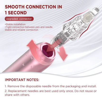 FAMISOO Professional Permanent Makeup Machine Kit With 12pcs Needles Wireless Tattoo Machine For Brows Lip Eyeliner SMP Tattoo