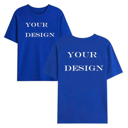 Unisex Cotton Tshirt Customized Printed Fashion T Shirt Harajuku Top DIY Your Like Photo or Logo T-shirt Fashion Custom Top
