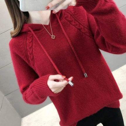 Plain Baggy Hoodies Sweatshirt for Women Korean Popular Clothes Basic Long Sleeve Cheap New in Nice Color Kpop Woman Hooded Tops