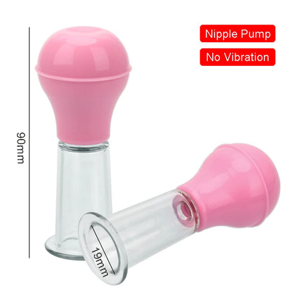 Electric Pump Breast Enlargement Automatic Rotating Sucking Vibrators For Women Nipple Sucker Clit Licks Vaginal Pumping Sex Toy