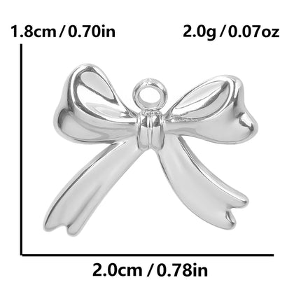 Breloque Metal Love Stainless Steel Flower Pendants For Jewelry Making Earrings Bracelets Headwear DIY Heart Charms Accessories