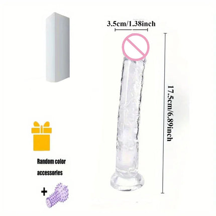 Transparent Realistic Penis Female Masturbator Clitoral Stimulator Big Dick Penis Butt Plug G Spot Sex Toys For Women Sex Shop18