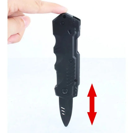 Magic Retractable Disappearing Prop Toy - Plastic Blade Trick Gadget for Halloween, Fools Day Party Pranks & Gifts
