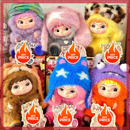 2026New Product Waku Kuku Blind Box Bare Edition Plush Stuffed Animal Cute and Adorable Keychain Bag Gift Hanging Toy HOT sales