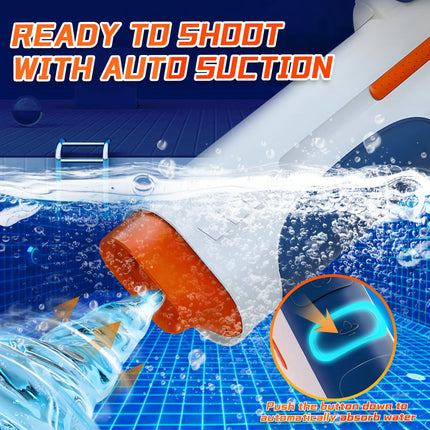 Electric Water Gun Most Powerful Automatic Water Gun Long Range Classic Big Electronic Watergun, Electric Squirt Gun Water Blaster Toy for Kids Summer Outdoor Pool Party Holiday Deals