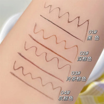 Liquid Eyebrow Pencil Waterproof Eyebrow Pen 0.005MM Ultra Thin Head Eyebrow Pen Sweatproof Eye Eyebrown Eyebrow Enhancers
