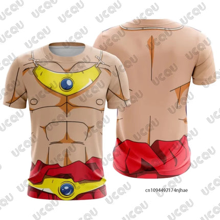 2026 Japanese Anime Dragon Ball 3D Print Men's Cosplay T-shirt Summer Short Sleeved Jersey Tees Quick Dry Sports Kids/Adult Tops