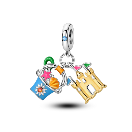 Charms Beads 925 Silver For Women Tulip Starlight Travel Coffee Fit Original Pan Bracelet Pendant DIY Fashion Jewelry Gift