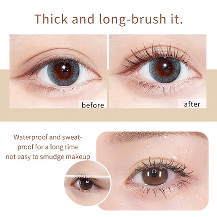 NOVO Quick-drying base coat mascara Waterproof, lengthening, curling, smudge-proof