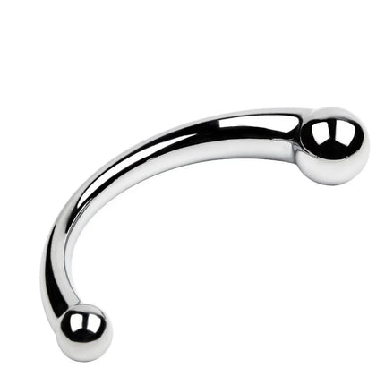 Metal Balls Double-Head Anal Plug G Spot Prostate Massage Stick Anal Hook Butt Plug Vaginal Anal Expansion Stimulator Sex Toys