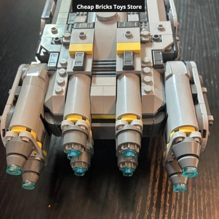 2026 New 701pcs Requiring Assembly Starship Blocks Model Space World Movie Christmas Birthday Toy for Family Decor Gifts