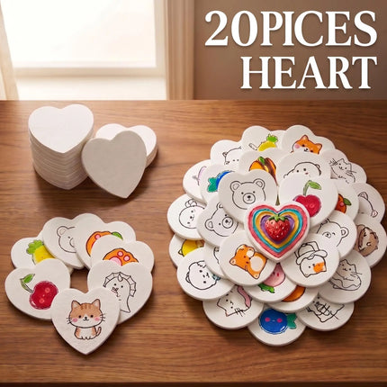 [20Pcs/50Pcs] Magic 3D Foam Explosion Art Paper Water Activated Expanding Drawing Board Kids DIY Craft Toy Puffy Texture Paintin