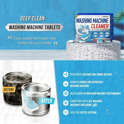 Washer Cleaning Tablets / Pastilles Lave-Linge