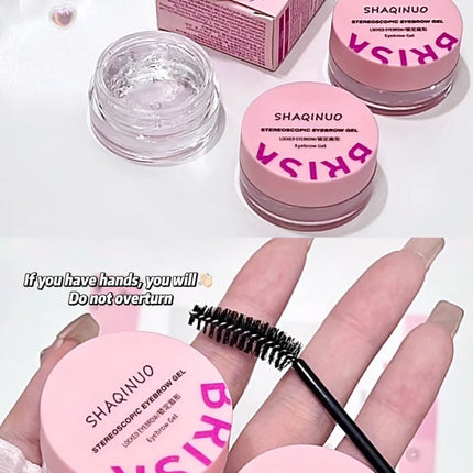 Three-dimensional Eyebrow Shaping Soap Eyebrow Gel Texture Creates Natural Eyebrows Styling Cream Waterproof Quick-Dry Makeup