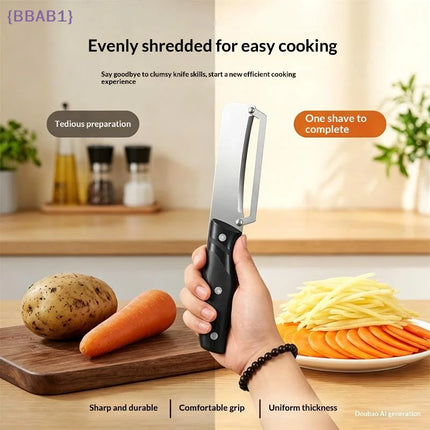 【AB1】Stainless Steel Multi-Function Peeler For Slicing Fruit Vegetables Potato Carrot Shredder Kitchen Gadgets{H}