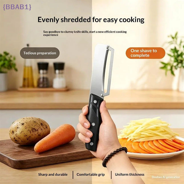 【AB1】Stainless Steel Multi-Function Peeler For Slicing Fruit Vegetables Potato Carrot Shredder Kitchen Gadgets{H}