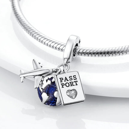 Original 925 Sterling Silver Charms Paris Eiffel Tower Charms Bead Pendant Fit Bracelets Bangle Necklaces Women DIY Jewelry Gift