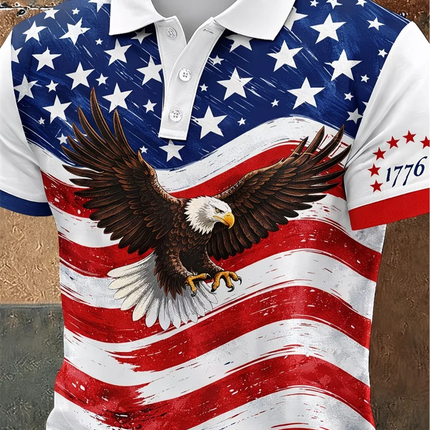 Couple Matching Usa 250 Patriotic Polo Shirt Men Women American Flag Statue Of Liberty Print Casual Breathable Sportswear Polo