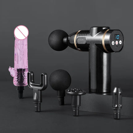Massage Gun Heads Accessories vibration dildo penis sex adult toys silicone VIBRAT head for Fascia gun percussion Vibrators