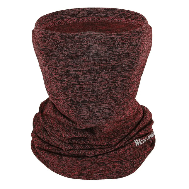 WEST BIKING Bicycle Face Mask Neck Gaiter With Headband Winter Outdoor Sports Neck Warm Scarf Half Face Mask Cycling Equipment