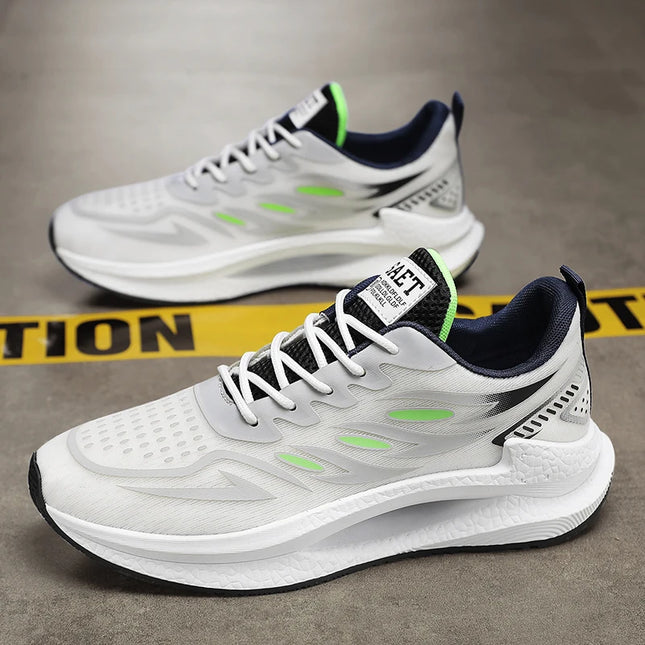 Men's Breathable Sports Shoes Spring New Mesh Casual Fashion Versatile Trendy Men's Shoes Summer Running Shoes Suitable for Outdoor Sports