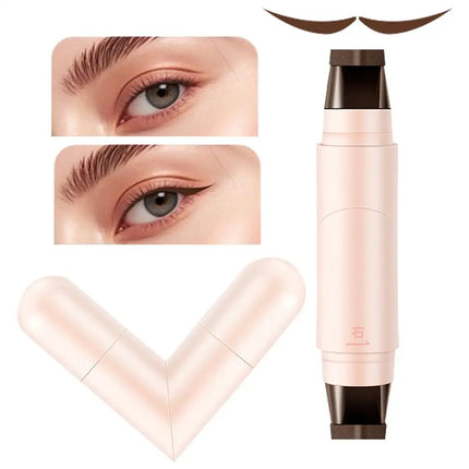 Rotating Eyeliners Stamp Pen Waterproof Sweat-Resistant One-Touch Application Liquid Eyeliners Smudge-Proof Daily Makeup