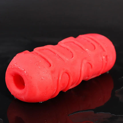 Male Masturbator Cup Penis Trainer with Sucking Ball Realistic Vagina Penis Massage Reusable Masturbator Oral Sex Toys for Men