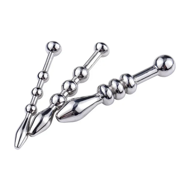 Metal Urethral Catheter Male Stainless Steel Horse Eye Urethral Plug Penis Headers Masturbator Adult SM Urethral Expander