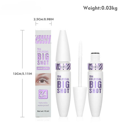 2pcs Long and Curling White Mascara, Water-resistant and Sweat-proof, with No Clumping or Smudging on The Lashes.