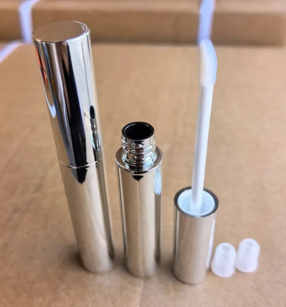 10ml Empty Mascara Tube Eyeliner Lip Gloss Tubes With Wand Applicator Eyelash Cream Container Plastic Lipstick Lip Balm Bottles