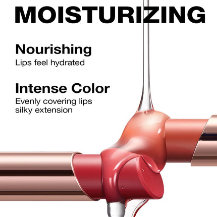 O.TWO.O Lipstick Lip Tint Moisturizing Nourishing Glow Lightweight Smooth Non-Sticky Refreshing Red High-shine Lipstick Makeup