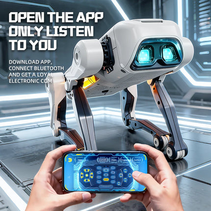 New AI intelligent robot dog voice control remote control programming robot dog bionic quadruped mechanical dog toy