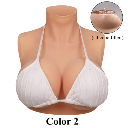 Silicone Crossdressing Boobs Fake Silicone Breast Forms Huge Boob B/C/D/F/G Cup Transgender Drag Queen Shemale Cosplay