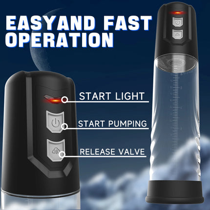 Male Penis Training Device Electric Masturbation Pump Vaccum Suction Channel Adult Fun Lasting Ideal Choice Sex Toys for Men