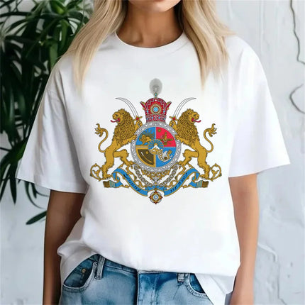 Fashion Iran Tshirt Women Tshirt Female Funny Clothing T-shirt Clothing Street Tops Tees Aesthetic Clothes