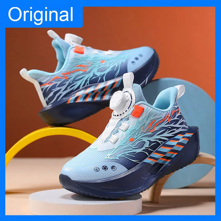 Children Sports Shoes Light Comfort Soft Wear-resistant Mesh Summer Outdoor Running Shoes New Thick Soled Damping Sneakers