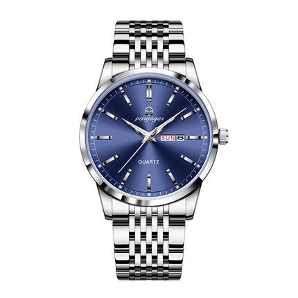 2025 New Top Brand Luxury Men's Wristwatch Waterproof Luminous Date Men's Watches Stainless Steel Quartz 43mm Men's Watch Male Watch