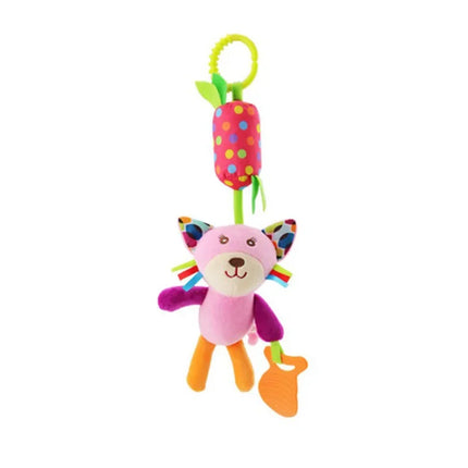 New Baby Rattles Mobiles Cartoon Animal Infant Toddler Toys Stroller Bed Hanging Crib Hanging Bell Plush Toys for 0-12months