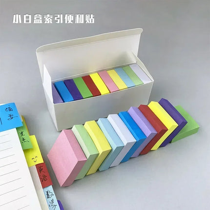 2025 11 Pcs Fluorescent Color Sticky Note Posted It Note Pads Stickers Planner Sticker Notepad Memo Pad School Office Supplies