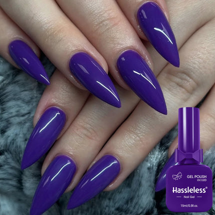 Single-use gel nail polish, 15ml each, requires LED lighting, solid color, a must-have for manicures | Vibrant nail colors | Nai