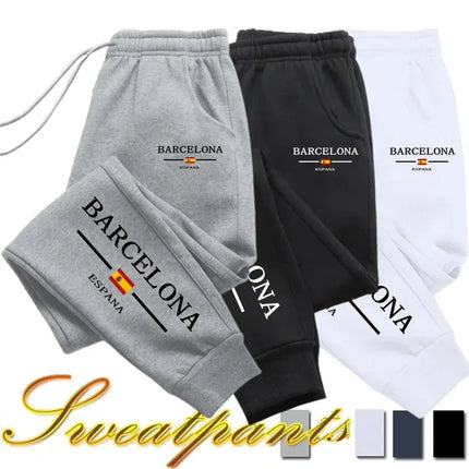 Mens Sweatpants Popular City Printing Pants Outdoors Sports Daily Casual Tracksuit Trousers Jogging Man Pants Street Dance 2025
