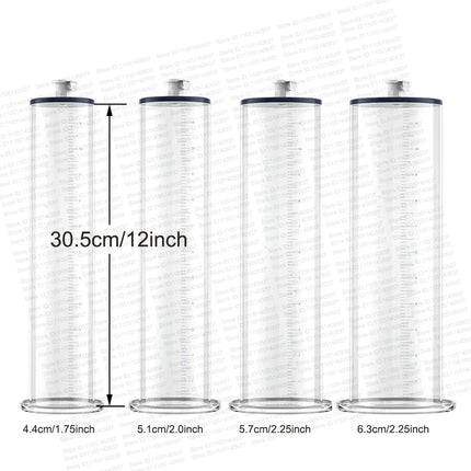 Penile Vacuum Pump Attachment Pump For Penis Enlargement Automatic Pump Silicone Sleeve For Penis Pump Tube Gasket PressureGauge