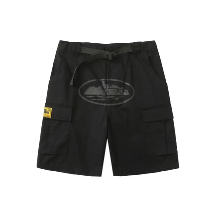 Men's Street Style Island Print Shorts - Loose Multi-Pocket Casual