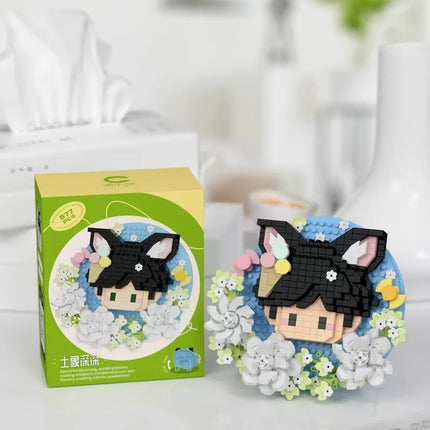 Love and Deepspace Cartoon Block Xavier Zayne Rafayel ralayo Sylus Figures Diamond 3D Model Micro Building Blocks for Adults