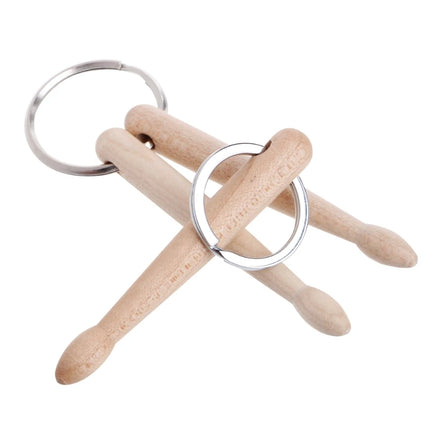 Delicate Keyfob Percussion Gift for Men Women Mini Drum Sticks Keychain Charm Drumsticks for Key Ring Chain Decorat